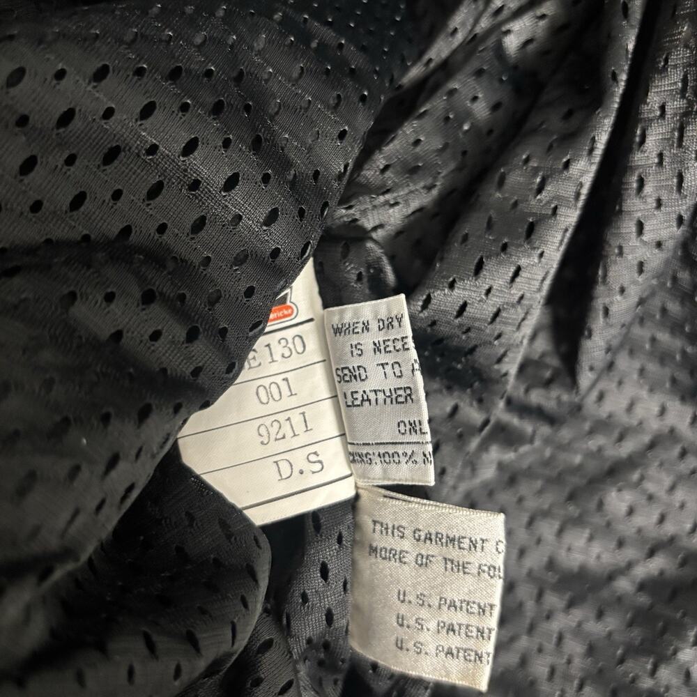 Vintage 90’s Hein Gericke Black Leather Motorcycle Jacket Coat 40 Medium - Picture 8 of 13